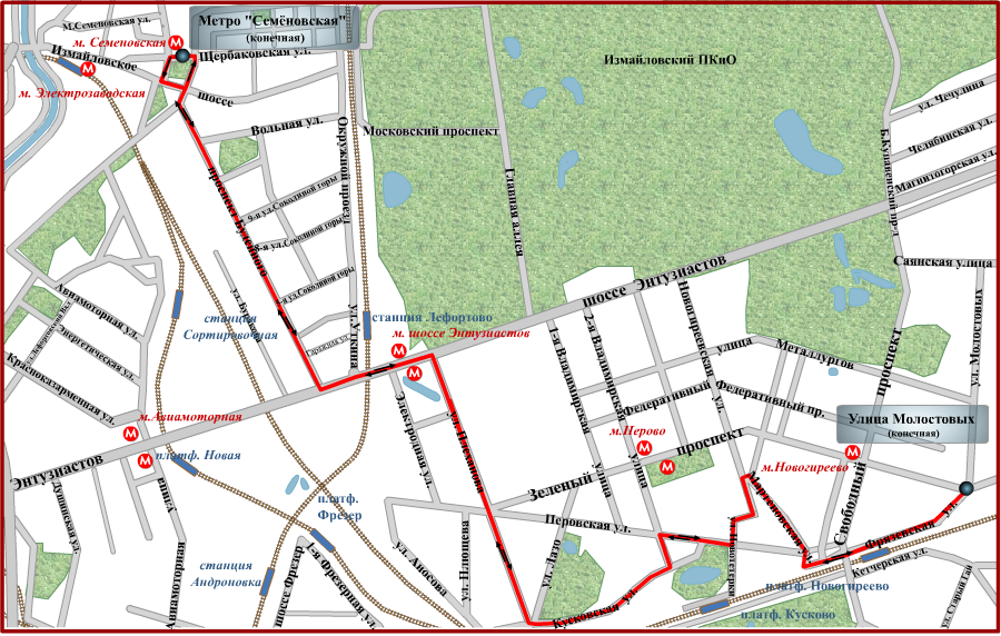 Схема троллейбусов новогиреево Схема троллейбусов новогиреево