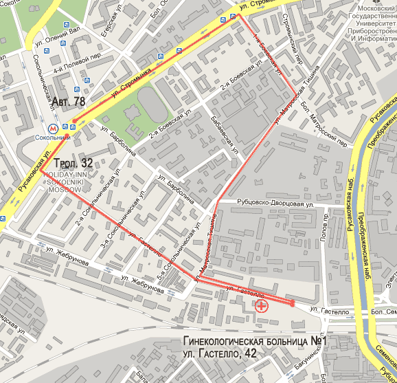 Филатовская детская больница адрес схема проезда пешком от метро